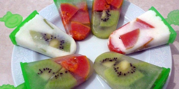 Receita de picolé de frutas