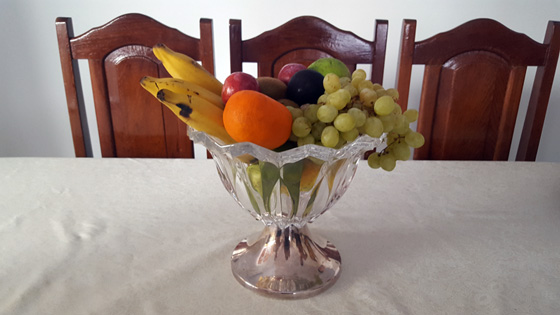 Fruteira à postos