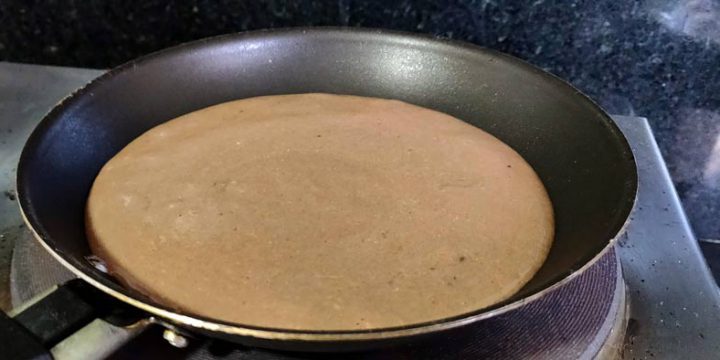 Panqueca de Banana com Cacau